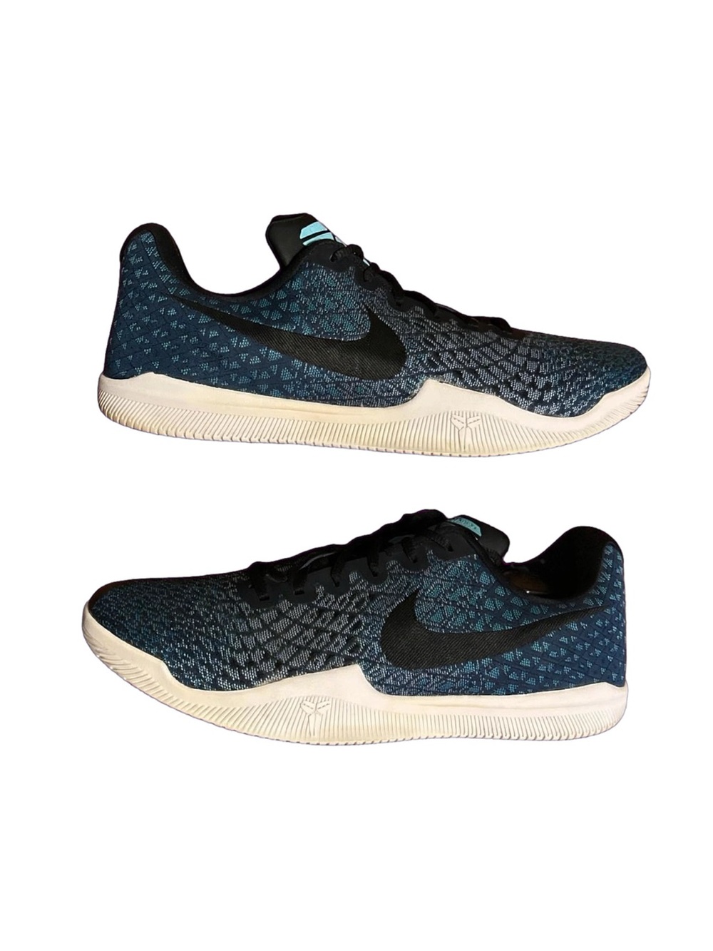 Nike Kobe Mamba Instinct 852473-401 Blue Lagoon Black Size 13 Very Clean